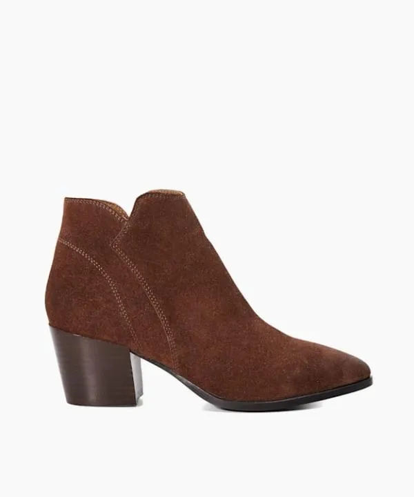 Dune London Ankle Boots Parlor Dark Tan Heeled Suede Ankle Boots Dune London Brown 8211 Women Dune London Ankle Boots Parlor Dark Tan Heeled Suede Ankle Boots Dune London Brown 8211 Women