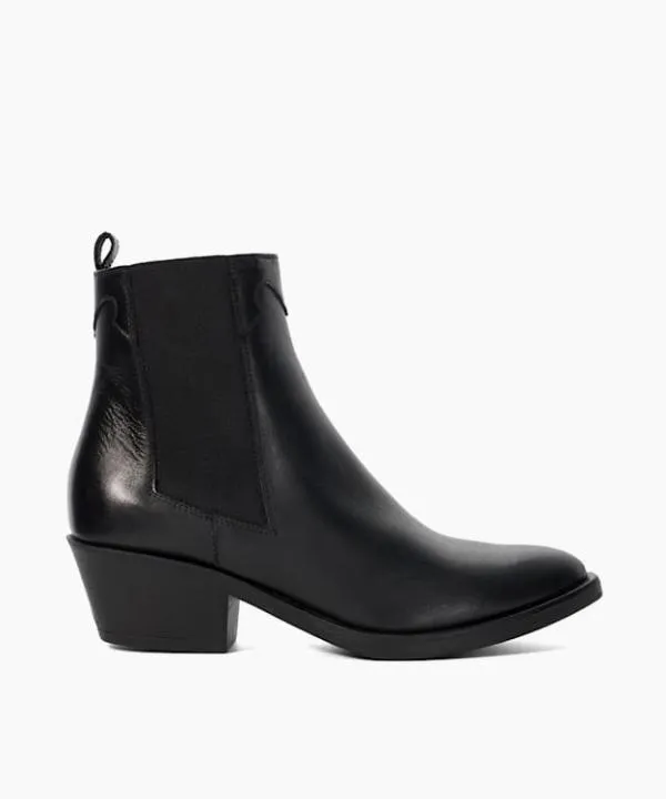 Dune London Ankle Boots Patoka Black Leather Western Ankle Boots Dune London Black 8211 Women Dune London Ankle Boots Patoka Black Leather Western Ankle Boots Dune London Black 8211 Women