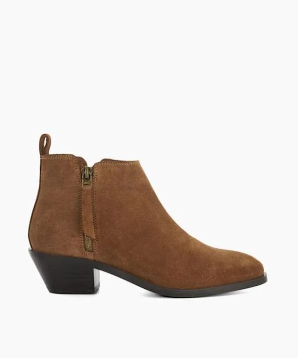 Dune London Ankle Boots Pear Tan Stacked Heel Suede Boots Dune London Brown 8211 Women Dune London Ankle Boots Pear Tan Stacked Heel Suede Boots Dune London Brown 8211 Women