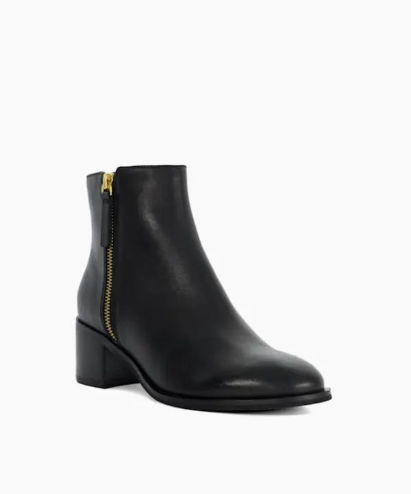 Dune London Ankle Boots Pertlie Black Leather Stacked Heel Ankle Boots Dune London Black 8211 Women Dune London Ankle Boots Pertlie Black Leather Stacked Heel Ankle Boots Dune London Black 8211 Women