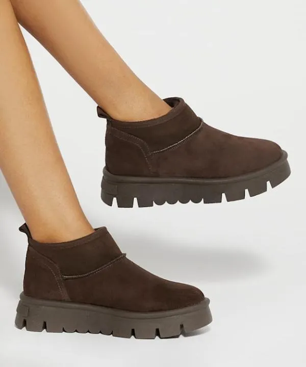 Dune London Ankle Boots Pod Brown FauxFurLined Ankle Boots Dune London Brown 8211 Women Dune London Ankle Boots Pod Brown FauxFurLined Ankle Boots Dune London Brown 8211 Women