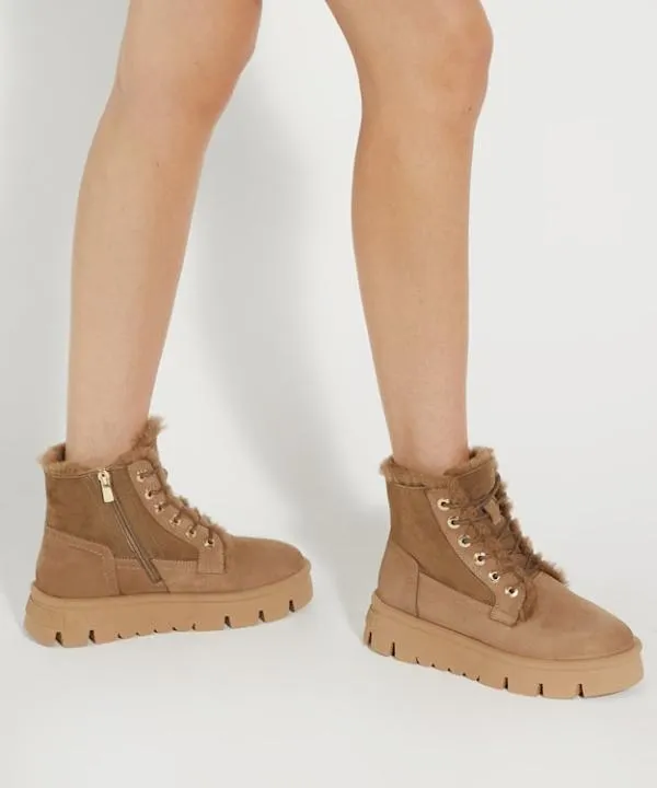 Dune London Ankle Boots Poddings Taupe Chunky BorgLined Boots Dune London Neutral 8211 Women Dune London Ankle Boots Poddings Taupe Chunky BorgLined Boots Dune London Neutral 8211 Women