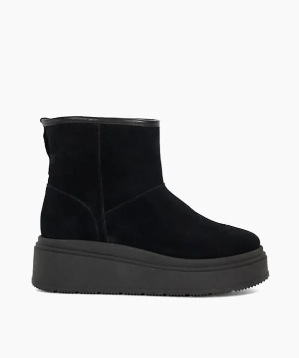 Dune London Ankle Boots Podsey Black Faux Shearling Lined Platform Boots Dune London Black 8211 Women Dune London Ankle Boots Podsey Black Faux Shearling Lined Platform Boots Dune London Black 8211 Women