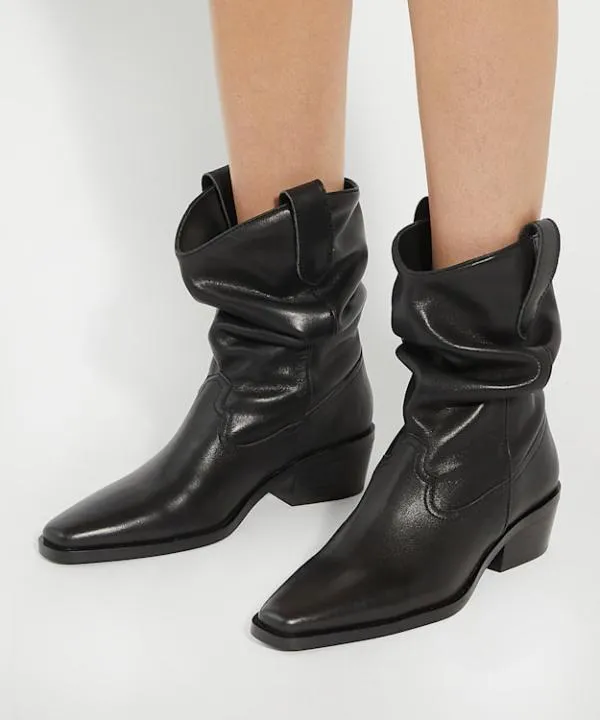 Dune London Ankle Boots Prims Black Relaxed Western Boots Dune London Black 8211 Women