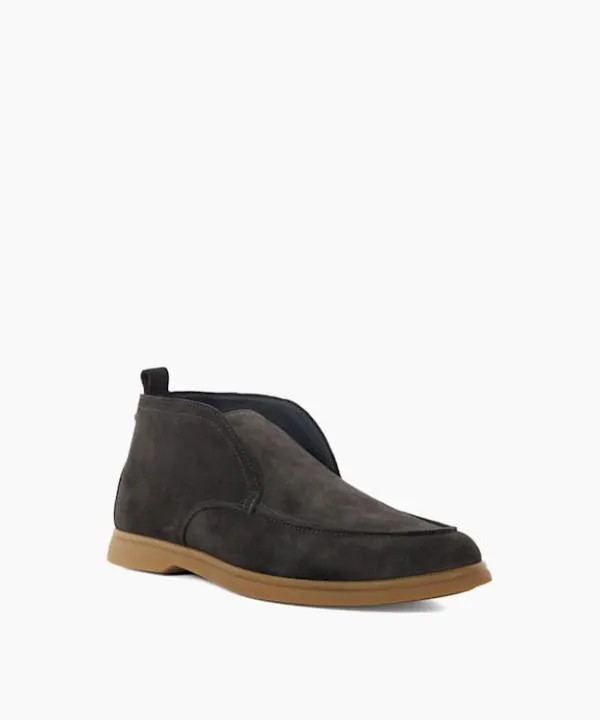Dune London Casual Boots Celsey Grey Suede Round Toe SlipOn Ankle Boots Dune London Grey 8211 Men Dune London Casual Boots Celsey Grey Suede Round Toe SlipOn Ankle Boots Dune London Grey 8211 Men
