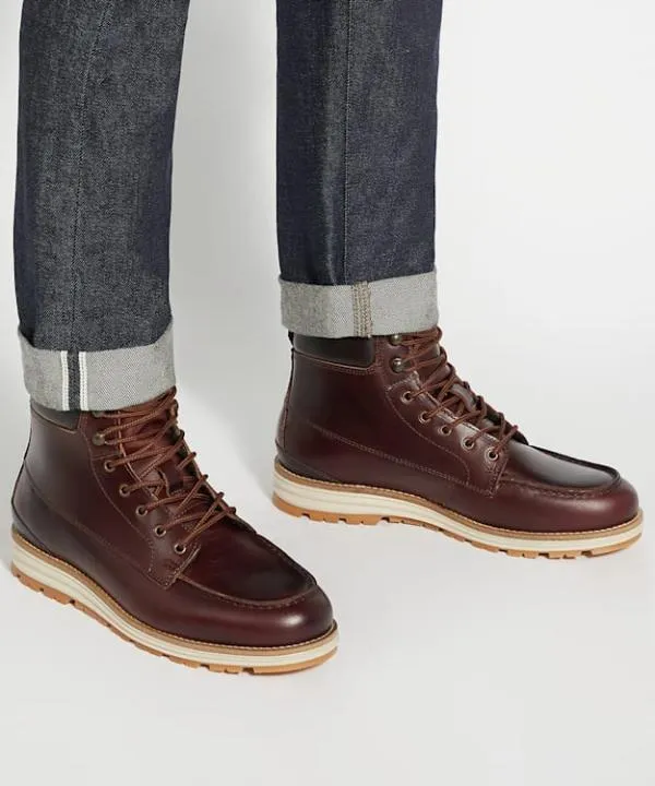 Dune London Casual Boots Cillian Chestnut Leather Wedge Hiker Boots Dune London Brown 8211 Men Dune London Casual Boots Cillian Chestnut Leather Wedge Hiker Boots Dune London Brown 8211 Men