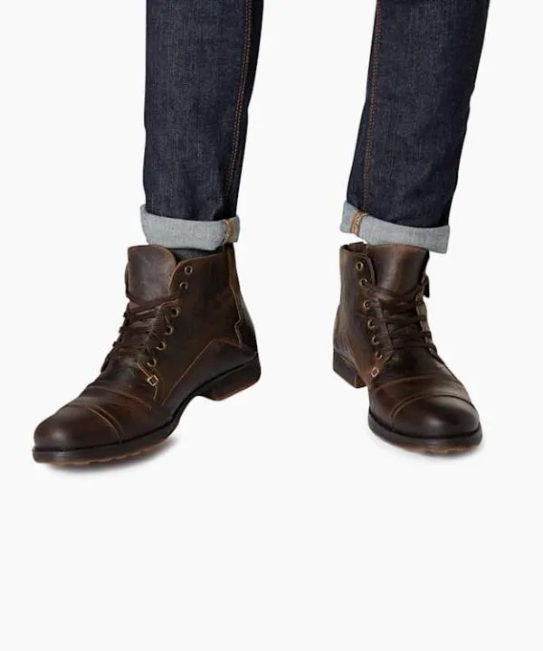 Dune London Casual Boots Simon Dark Brown Leather Seam Detail Boots Dune London Brown 8211 Men Dune London Casual Boots Simon Dark Brown Leather Seam Detail Boots Dune London Brown 8211 Men