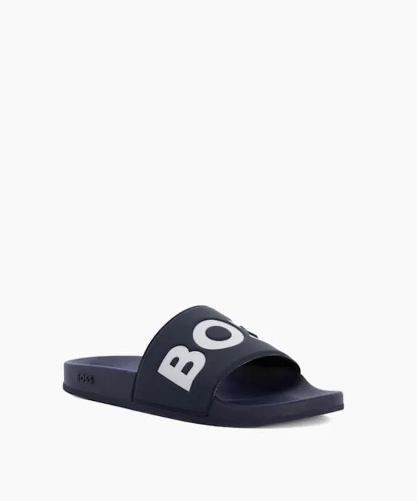 Dune London Casual Sandals Aryeh Navy Branded OpenToe Sliders Dune London Blue 8211 Men Dune London Casual Sandals Aryeh Navy Branded OpenToe Sliders Dune London Blue 8211 Men