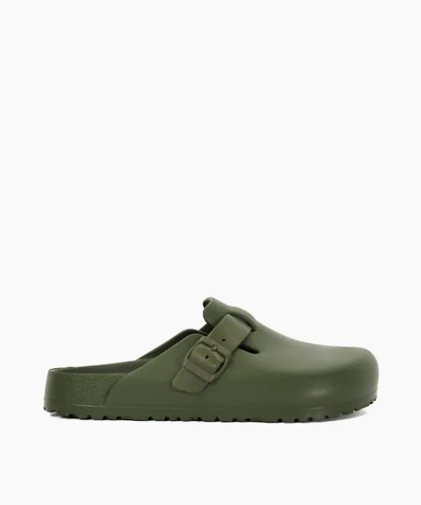 Dune London Casual Sandals Boston Eva Mens Khaki Boston EVA Clogs Dune London Green 8211 Men
