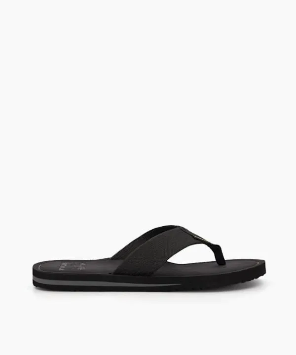 Dune London Casual Sandals Toemann Black Casual ToePost Sandals Dune London Black 8211 Men