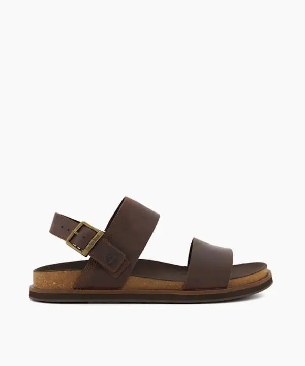 Dune London Casual Shoes Amalfi Vibes 2 Brown Double Strap Leather Sandal Dune London Brown 8211 Men