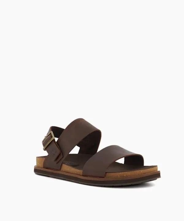 Dune London Casual Shoes Amalfi Vibes 2 Brown Double Strap Leather Sandal Dune London Brown 8211 Men Dune London Casual Shoes Amalfi Vibes 2 Brown Double Strap Leather Sandal Dune London Brown 8211 Men