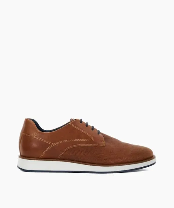 Dune London Casual Shoes Beko Tan Wide Fit Lace Up Shoes Dune London Brown 8211 Men