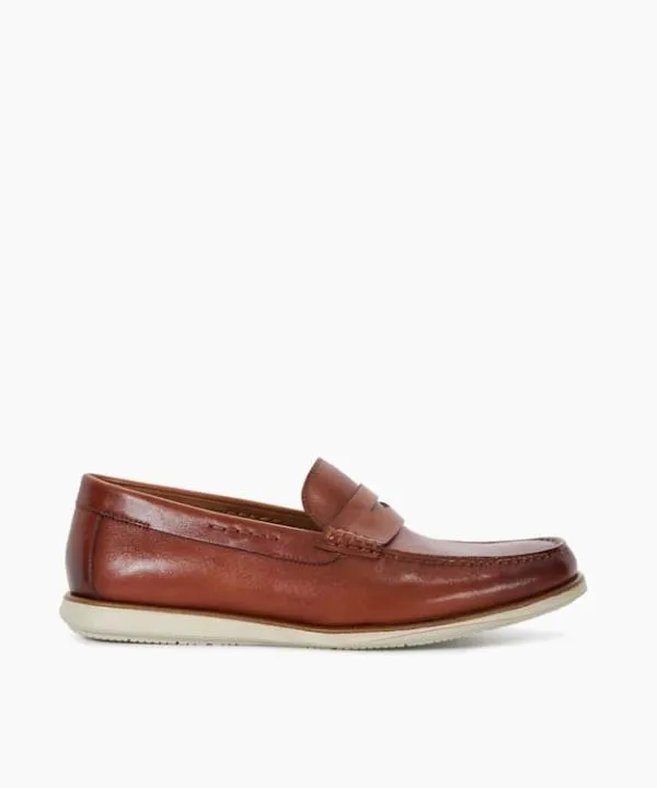 Dune London Casual Shoes Berkly Tan Casual Hybrid Loafers Dune London Brown 8211 Men