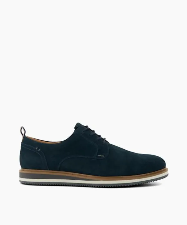 Dune London Casual Shoes Blaksley Navy Wide Fit Nubuck Hybrid Shoes Dune London Blue 8211 Men