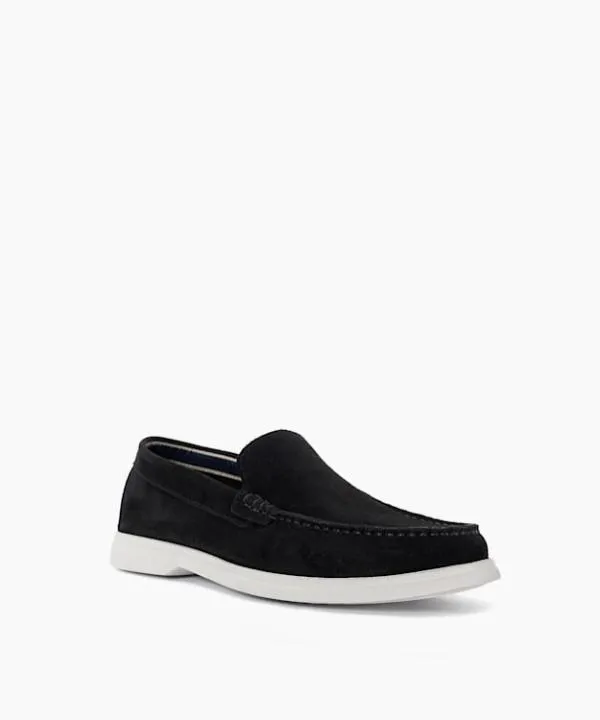 Dune London Casual Shoes Buftonn Black Topstitch Casual Loafers Dune London Black Suede 8211 Men Dune London Casual Shoes Buftonn Black Topstitch Casual Loafers Dune London Black Suede 8211 Men