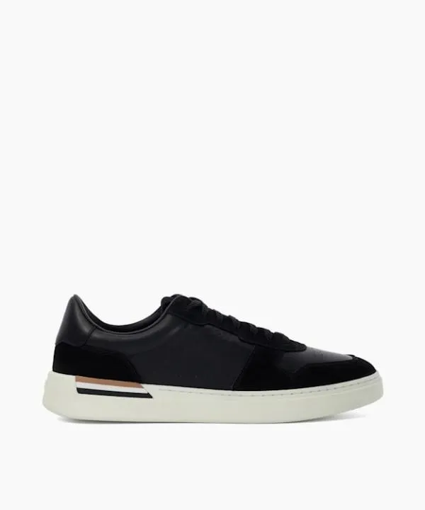 Dune London Casual Shoes Clint Tenn Black Branded LaceUp Cupsole Trainers Dune London Black 8211 Men