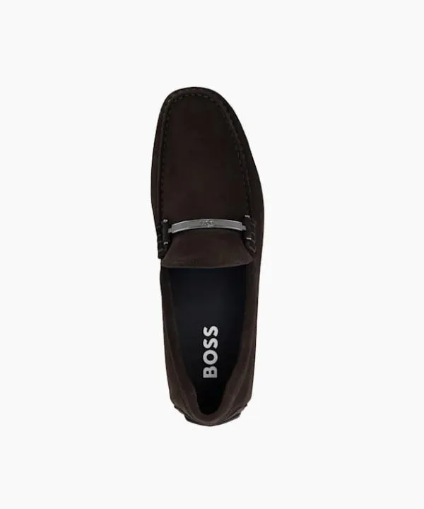 Dune London Casual Shoes Noel Snaffle De Brown Suede Driving Shoes Dune London Brown 8211 Men