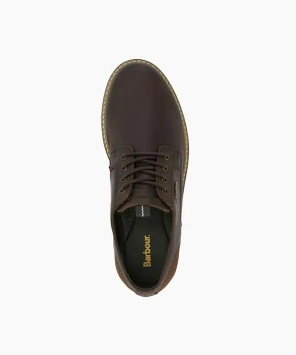 Dune London Casual Shoes Sandstone Brown Cleated Leather Gibson Shoes Dune London Brown 8211 Men