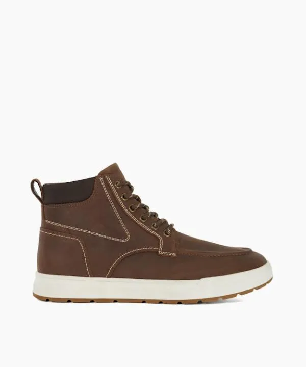 Dune London Casual Shoes Souls Chestnut Lace Up High Tops Dune London Brown 8211 Men
