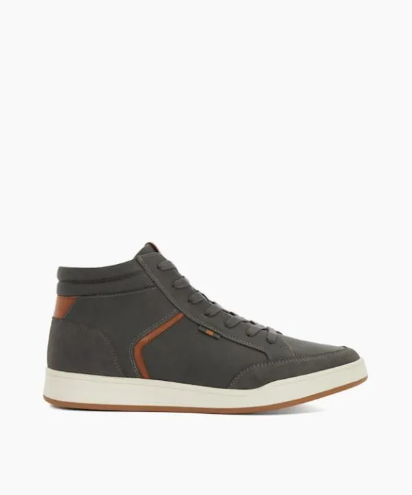 Dune London Casual Shoes Streets Grey Canvas High Top Trainers Dune London Grey 8211 Men Dune London Casual Shoes Streets Grey Canvas High Top Trainers Dune London Grey 8211 Men