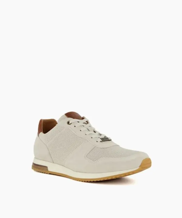 Dune London Casual Shoes Trilogy Off White LaceUp Runner Trainers Dune London White 8211 Men Dune London Casual Shoes Trilogy Off White LaceUp Runner Trainers Dune London White 8211 Men
