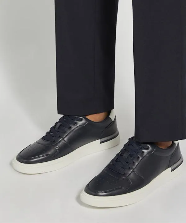 Dune London Casual Shoes Tycon Navy Lace Up Cupsole Trainers Dune London Blue 8211 Men Dune London Casual Shoes Tycon Navy Lace Up Cupsole Trainers Dune London Blue 8211 Men