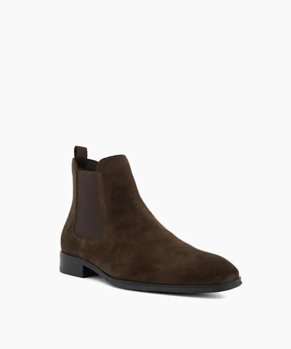 Dune London Chelsea Boots Mandatory Dark Brown Suede Chelsea Boots Dune London Brown Suede 8211 Men