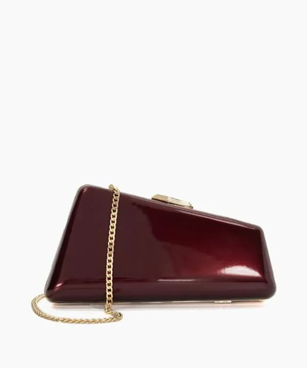 Dune London Clutch Bags Balancing Burgundy Patent Finish Clutch Bag Dune London Red 8211 Women Dune London Clutch Bags Balancing Burgundy Patent Finish Clutch Bag Dune London Red 8211 Women