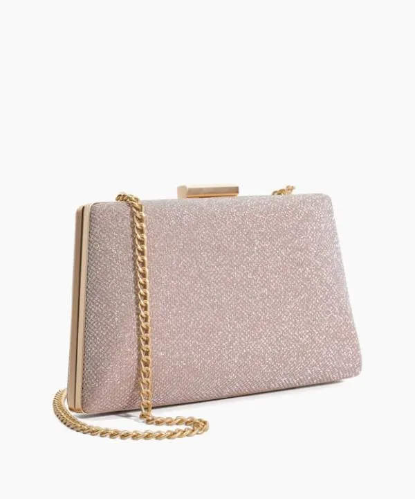 Dune London Clutch Bags Bellaria Rose Gold Metallic Box Clutch Bag Dune London Metallic 8211 Women Dune London Clutch Bags Bellaria Rose Gold Metallic Box Clutch Bag Dune London Metallic 8211 Women