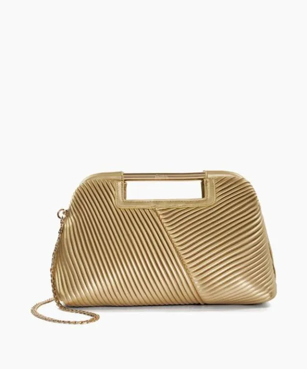 Dune London Clutch Bags Ebec Gold Pleated Clutch Bag Dune London Metallic 8211 Women Dune London Clutch Bags Ebec Gold Pleated Clutch Bag Dune London Metallic 8211 Women