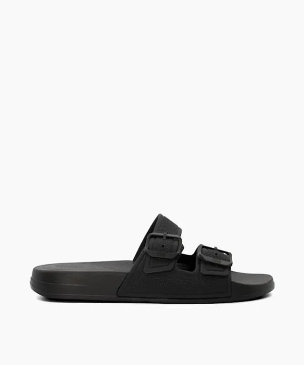 Dune London Flat Sandals Iqushion Strap Black Double Buckle Strap Sliders Dune London Black 8211 Women Dune London Flat Sandals Iqushion Strap Black Double Buckle Strap Sliders Dune London Black 8211 Women