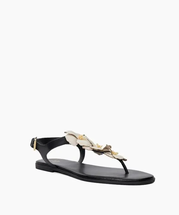 Dune London Flat Sandals Linaria Black Floral Embellished ToePost Sandals Dune London Black 8211 Women Dune London Flat Sandals Linaria Black Floral Embellished ToePost Sandals Dune London Black 8211 Women