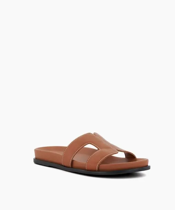 Dune London Flat Sandals Loupa Tan ComfortFootbed Flat Leather Sandals Dune London Brown Leather 8211 Women Dune London Flat Sandals Loupa Tan ComfortFootbed Flat Leather Sandals Dune London Brown Leather 8211 Women