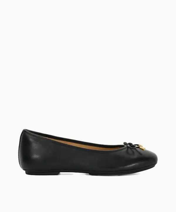 Dune London Flat Shoes Delicato Black Bow Detail Ballet Flats Dune London Black 8211 Women