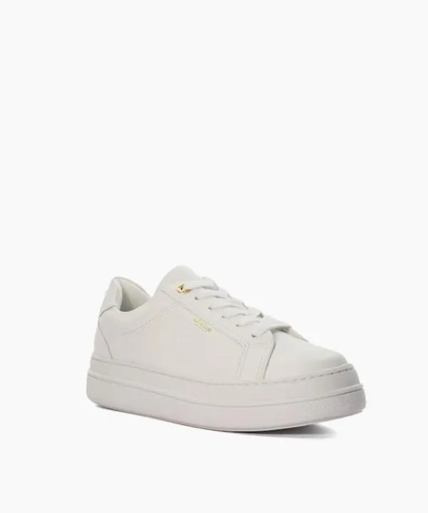Dune London Flat Shoes Eastern White Branded Chunky Cup Sole Trainers Dune London White 8211 Women