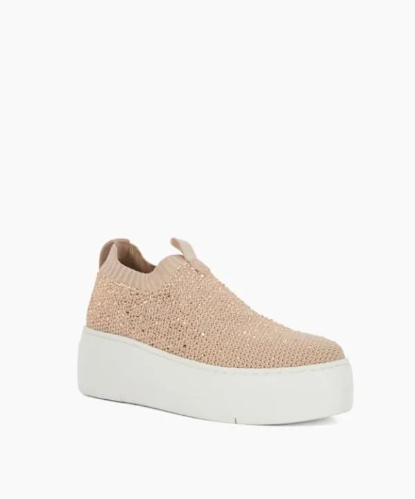 Dune London Flat Shoes Elements Blush Embellished Flatform Sock Trainers Dune London Pink 8211 Women Dune London Flat Shoes Elements Blush Embellished Flatform Sock Trainers Dune London Pink 8211 Women