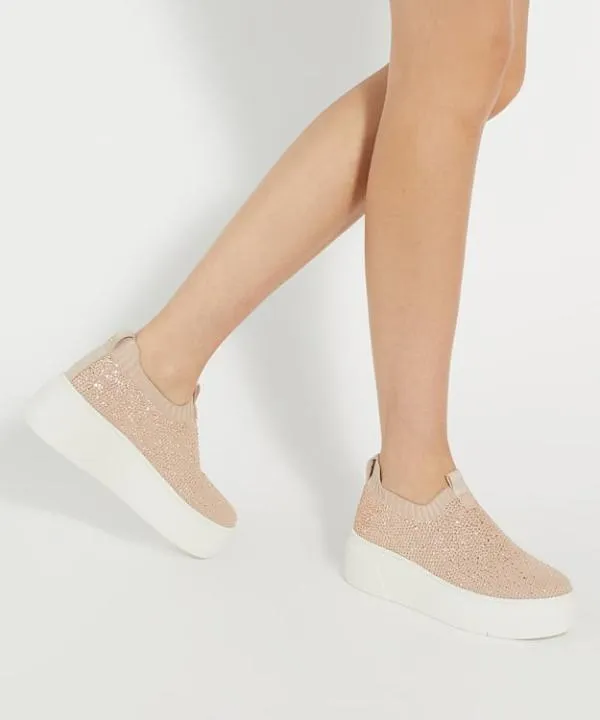 Dune London Flat Shoes Elements Blush Embellished Flatform Sock Trainers Dune London Pink 8211 Women Dune London Flat Shoes Elements Blush Embellished Flatform Sock Trainers Dune London Pink 8211 Women