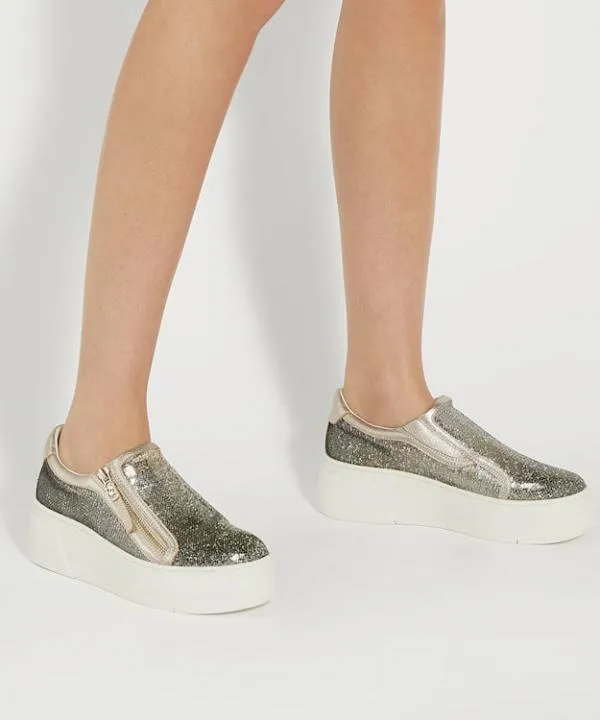 Dune London Flat Shoes Episodic Gold Sequin Side Zip Chunky Flatform Trainers Dune London Metallic 8211 Women Dune London Flat Shoes Episodic Gold Sequin Side Zip Chunky Flatform Trainers Dune London Metallic 8211 Women