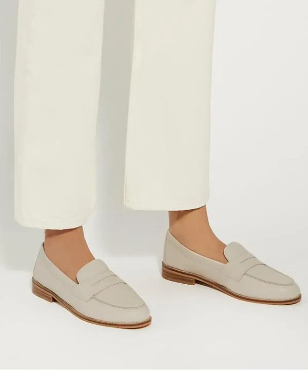 Dune London Flat Shoes Ginelli Ecru Penny Loafer Dune London Neutral 8211 Women