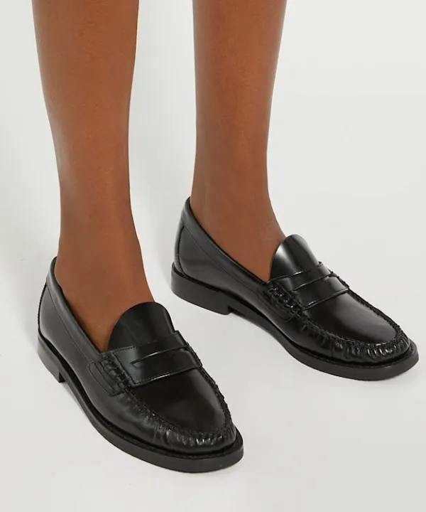 Dune London Flat Shoes Ginnie Black Leather SlipOn Loafers Dune London Black 8211 Women Dune London Flat Shoes Ginnie Black Leather SlipOn Loafers Dune London Black 8211 Women