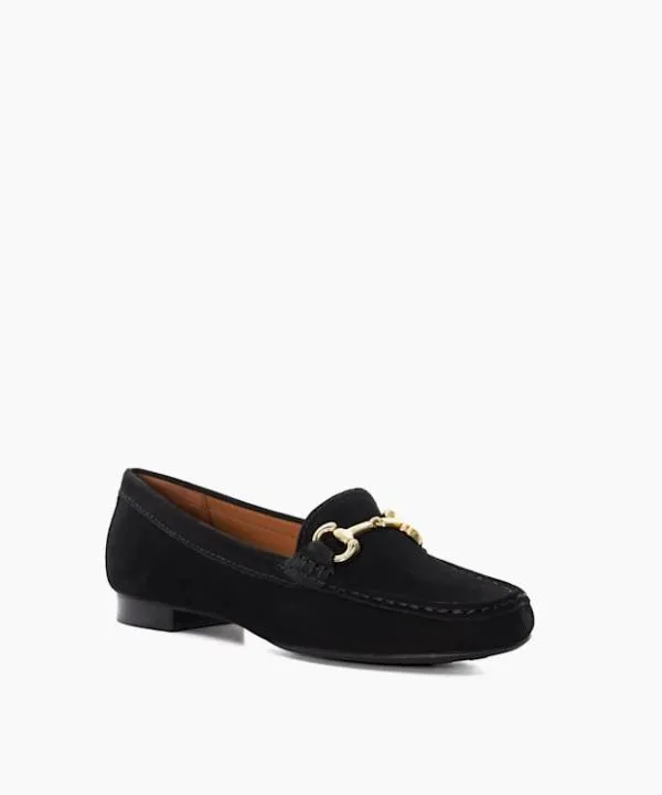 Dune London Flat Shoes Glenniee Black Suede Snaffle Trim Loafers Dune London Black 8211 Women Dune London Flat Shoes Glenniee Black Suede Snaffle Trim Loafers Dune London Black 8211 Women