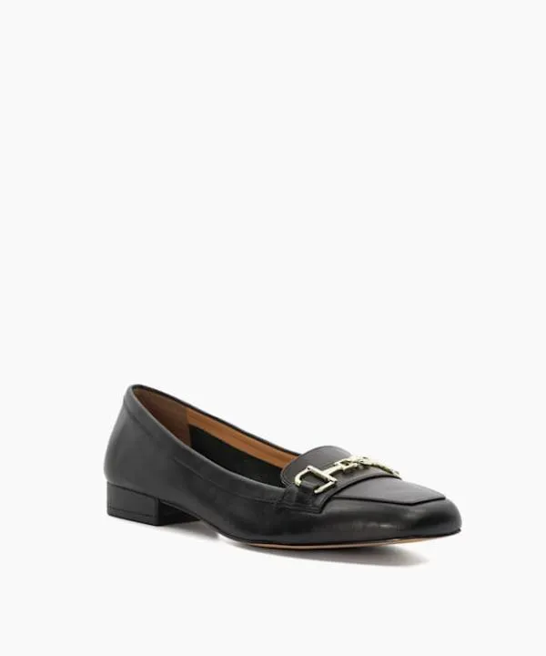 Dune London Flat Shoes Graice Black Branded Snaffle Trim Square Toe Loafer Dune London Black 8211 Women Dune London Flat Shoes Graice Black Branded Snaffle Trim Square Toe Loafer Dune London Black 8211 Women