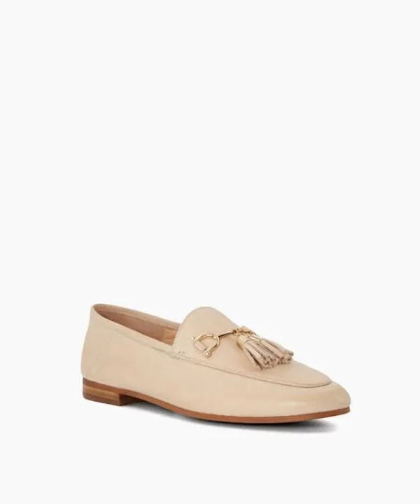 Dune London Flat Shoes Graysons Ecru Tassel Trimmed Loafers Dune London Neutral 8211 Women Dune London Flat Shoes Graysons Ecru Tassel Trimmed Loafers Dune London Neutral 8211 Women