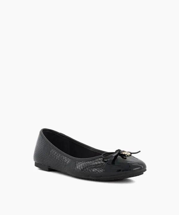 Dune London Flat Shoes Hallo Black Wide Fit CharmDetail Ballet Shoes Dune London Black 8211 Women Dune London Flat Shoes Hallo Black Wide Fit CharmDetail Ballet Shoes Dune London Black 8211 Women