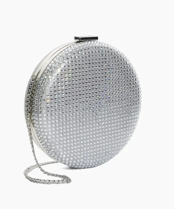 Dune London Handbags Blingo Silver Diamante Circular Clutch Bag Dune London Metallic 8211 Women Dune London Handbags Blingo Silver Diamante Circular Clutch Bag Dune London Metallic 8211 Women
