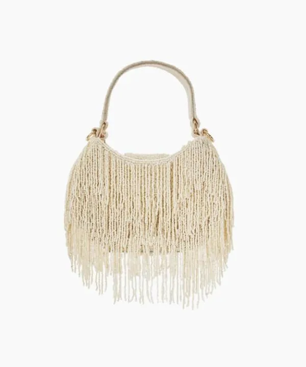 Dune London Handbags Broadway Cream Beaded Fringed Bag Dune London White 8211 Women Dune London Handbags Broadway Cream Beaded Fringed Bag Dune London White 8211 Women