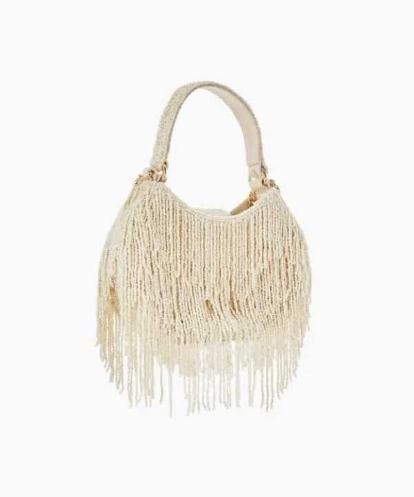 Dune London Handbags Broadway Cream Beaded Fringed Bag Dune London White 8211 Women Dune London Handbags Broadway Cream Beaded Fringed Bag Dune London White 8211 Women