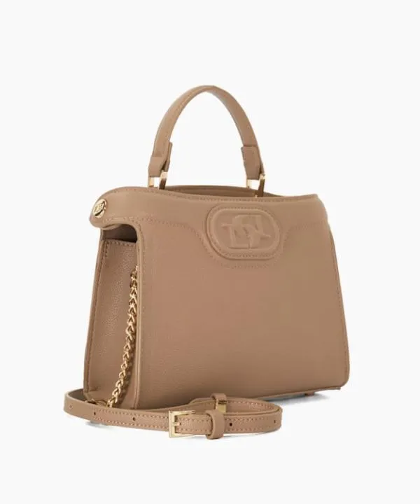 Dune London Handbags Daily Taupe Embossed Logo Tote Bag Dune London Neutral 8211 Women