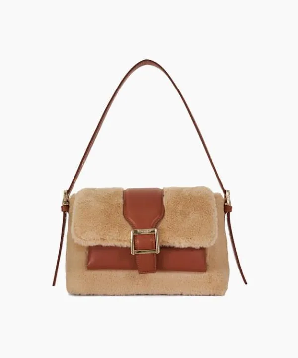 Dune London Handbags Dara Cream Faux Fur Shoulder Bag Dune London White 8211 Women Dune London Handbags Dara Cream Faux Fur Shoulder Bag Dune London White 8211 Women